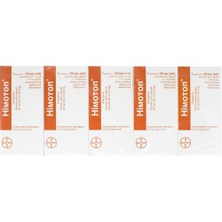 Нимотоп раствор для инфузий, 50 мл, по 10 мг во флаконах, 5 шт.