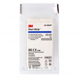 Полоски для безшовного сведения краев кожной раны Стери-Стрип (Steri-Strip) 12 мм х 100 мм R1547, 6 шт.