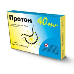 Протон 40 мг №14 капсулы