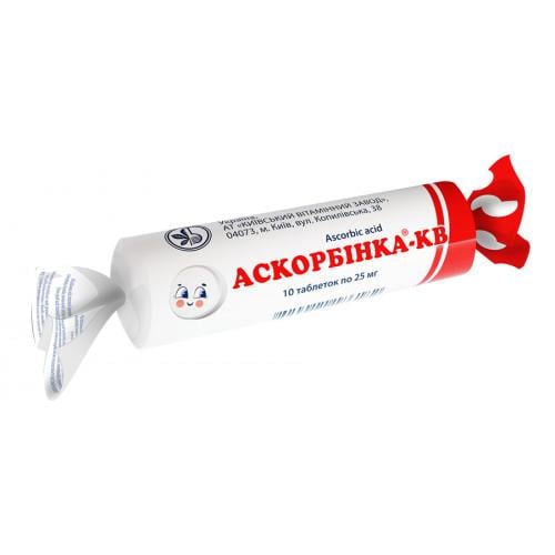 Аскорбинка-КВ таблетки 25 мг №10