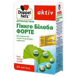 Доппельгерц Актив Гинкго Билоба Форте таблетки N30