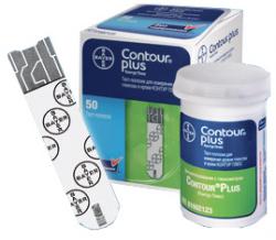 Тест-полоска CONTOUR® PLUS №50 спец