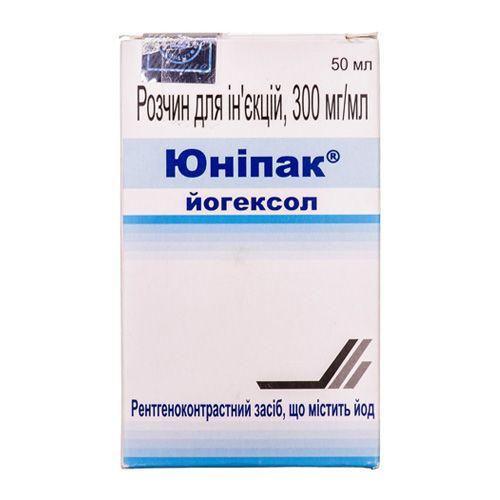 Аналоги препарата Юнипак 300 мг/мл 50 мл №1 раствор для инъекций: по .