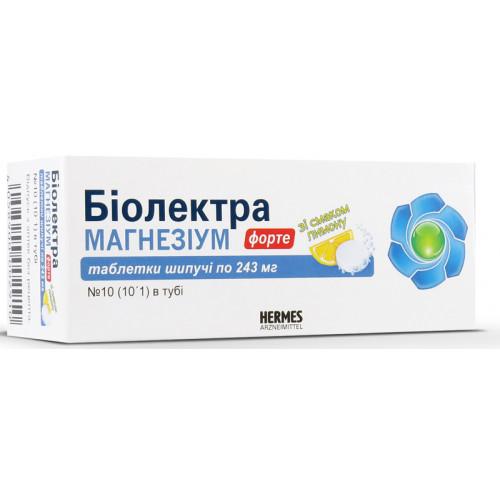 Биолектра Магнезиум Форте 243 мг №10 таблетки