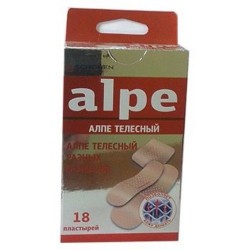 Алпе N18 лейкопластыри телесные