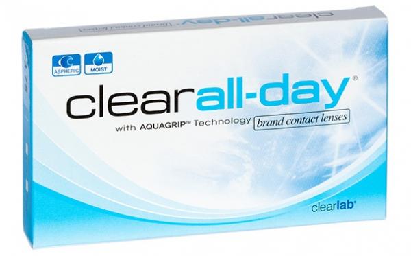 Контактные линзы Clearlab Clear All-day 6 шт. -1.50 +0.00 d14.2 8.6