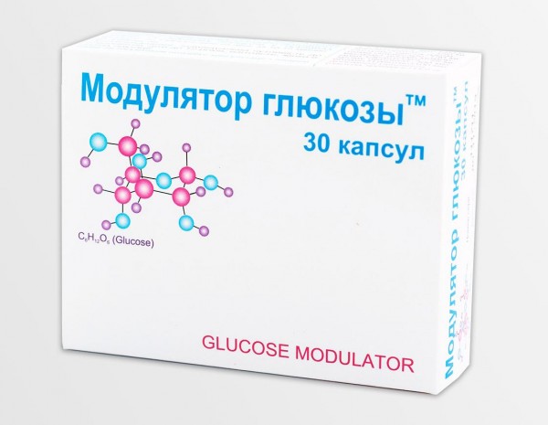 Модулятор глюкозы капсулы при сахарном диабете, 30 шт.