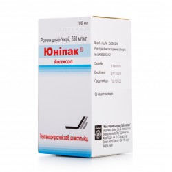 Юнипак раствор для инъекций, 350 мг/мл, 100 мл Спец.