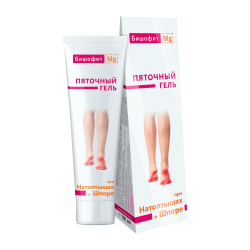 Бишофит Mg ++ Пяточный гель от натоптышей и шпор, 100 мл