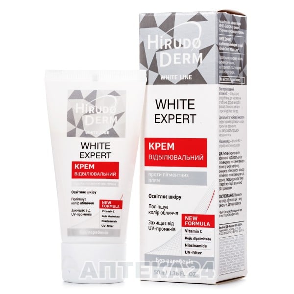 Hirudo Derm WHITE EXPERT отбеливающий крем из серии White Line, 50 мл
