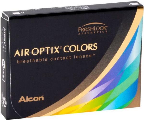 Контактные линзы AirOptix Colors 2 шт. Brilliant Blue -00.00
