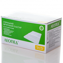 Леопед лейкопластырь стерильный 5 см х 9 см, 50 шт.