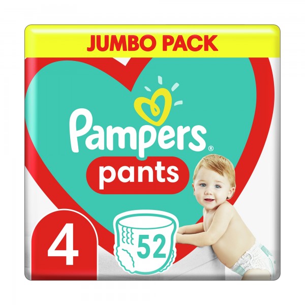Pampers Pants Maxi детские подгузники-трусики (9-15 кг), 52 шт.
