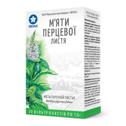 Мяты перечной листья в фильтр-пакетах, 20 шт. - Виола
