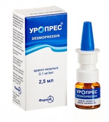Уропресс капли, 0,1 мг/мл, 2,5 мл