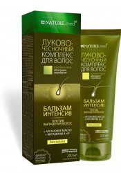 Бальзам-интенсив против выпадения волос луково-чесночный комплекс Nature.med, 200 мл