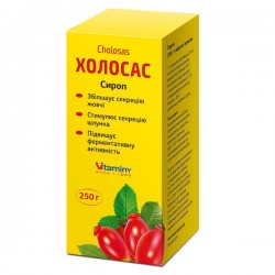 Холосас сироп в полимерном флаконе с мерной ложкой, 250 г