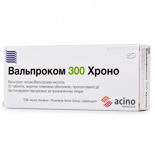 Вальпроком 300 Хроно таблетки при эпилепсии №30