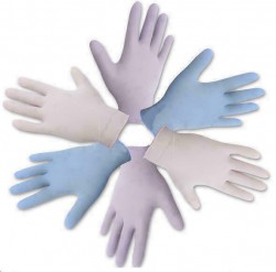 Medicare перчатки смотровые нитриловые без пудры нестерильные размер L голубые