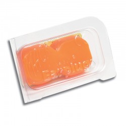 Pillow Soft беруши силиконовые бело-оранжевые, 1 шт.