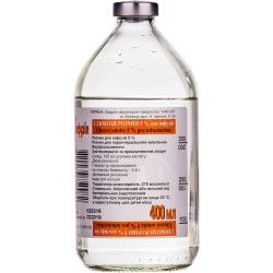 Глюкоза раствор для инфузий 5%, 400 мл