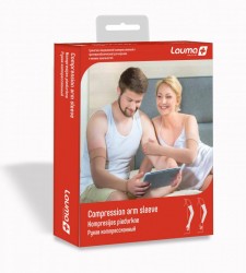 Рукав Lauma медицинский компрессионный без перчатки, класс компрессии 2, модель CG 501, размер 2К, натуральный