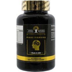 Макси-Память APNAS NATURAL диетическая добавка, капсулы для улучшения памяти, 60 шт.