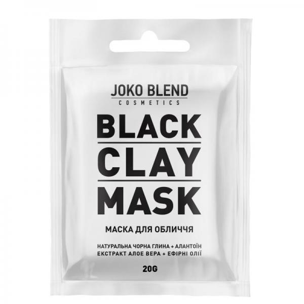 Черная глиняная маска для лица Black Сlay Mask Joko Blend 20 гр