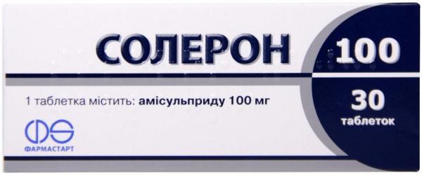 Солерон таблетки от шизофрении 100 мг №30