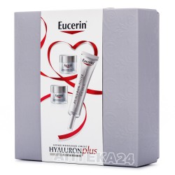 Eucerin Hyaluron-Filler крем против морщин для кожи глаз SPF15, 15 мл + ночной крем против морщин, 10 мл
