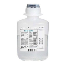Натрия хлорид изотонический раствор 0,9% Б.Браун, 100 мл, 20 шт.