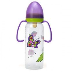 Бутылка B121 А.B.Berren 125 мл пластиковая декорирована ручками и соской