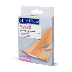 Пластырь медицинский на нетканой основе 6 см х 50см "H Dr.House", 1 шт.