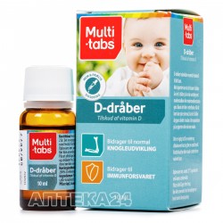 Мульти-Табс D3 диетическая добавка с витамином Д3 капли, 10 мл