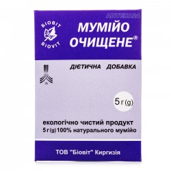 Мумие очищенное пластинка, 5 г