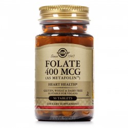 Солгар Фолат таблетки по 400 мкг, 50 шт.