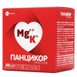 Панцикор комплекс природного калия и магния, порошок в саше по 3 г, 30 шт.