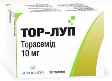 Тор-Луп таблетки по 10 мг, 30 шт.