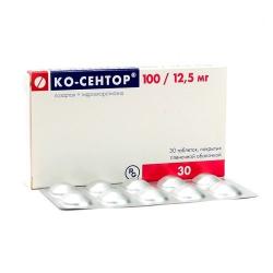 Ко-Сентор 100 мг/12.5 мг №30 таблетки