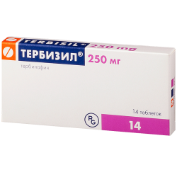 Тербизил таблетки по 250 мг, 14 шт.