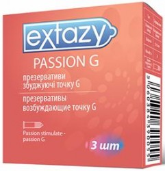 Презервативы EXTAZY возбуждающие точку G, 3 шт.