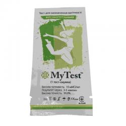 Тест-полоска для определения беременности высокочувствительная My Test №1