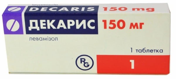 Декарис таблетки по 150 мг, 1 шт.