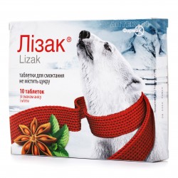 Лизак таблетки для горла со вкусом аниса и мяты по 0.25 мг/10 мг, 10 шт.