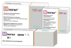 Микогал пессарии вагинальные по 300 мг, 3 шт.