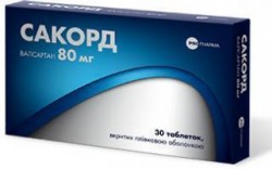 Сакорд таблетки от повышенного давления по 80 мг, 30 шт.