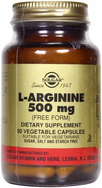 Солгар L-Аргинин капсулы по 500 мг, 50 шт.