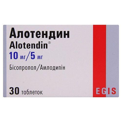 Алотендин 10/5 мг №30 таблетки