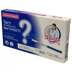 Тест-полоска для определения беременности ультрачувствительная Dr.Marta, 1 шт.