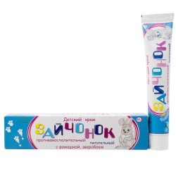 Детский крем «Зайчонок» питательный, противовоспалительный с ромашкой и зверобоем, 50 мл